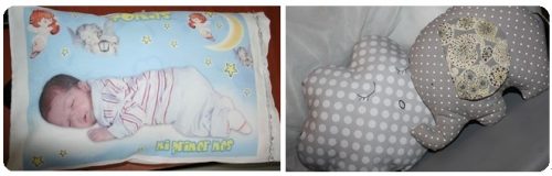 Diseños para almohadas infantiles